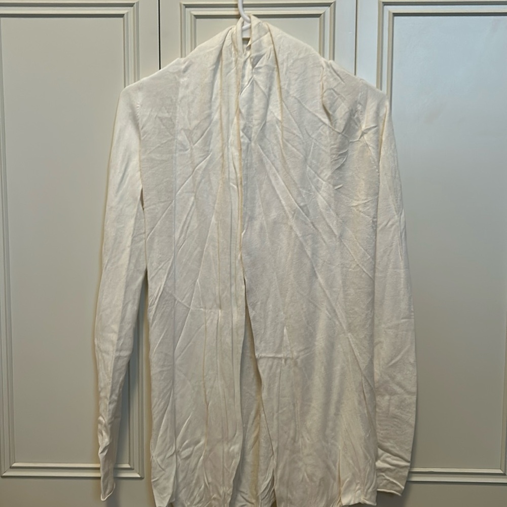Express XS Cream Long Sweater
